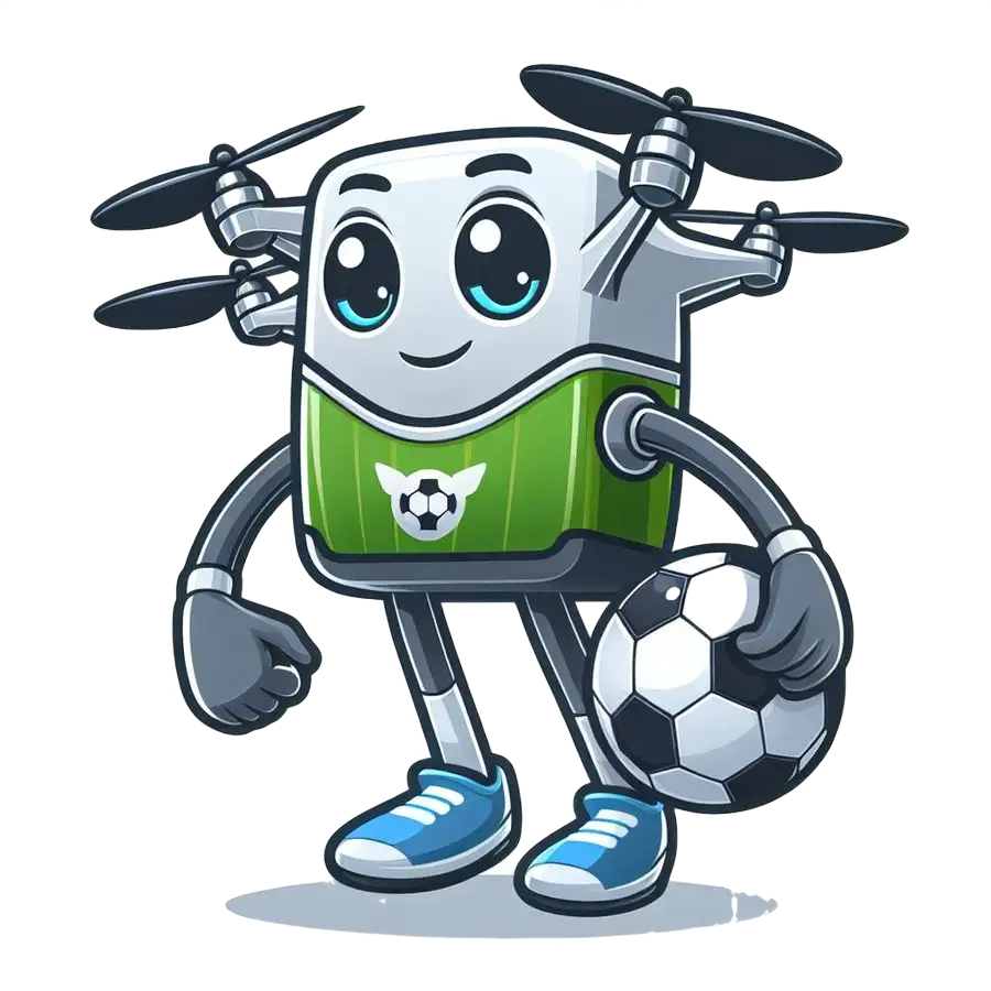 Drone Soccer Mascot